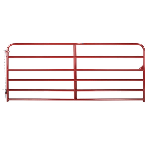 10' 6BAR Red Econo Gate