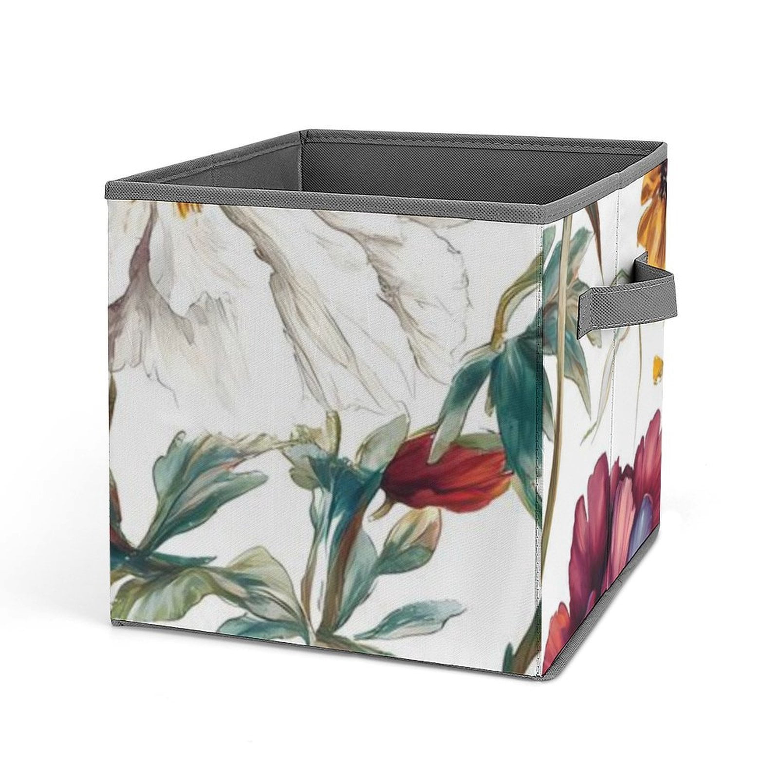 10.6in Folding Storage Box Solid Material Handle On Both Sides For Easy ...