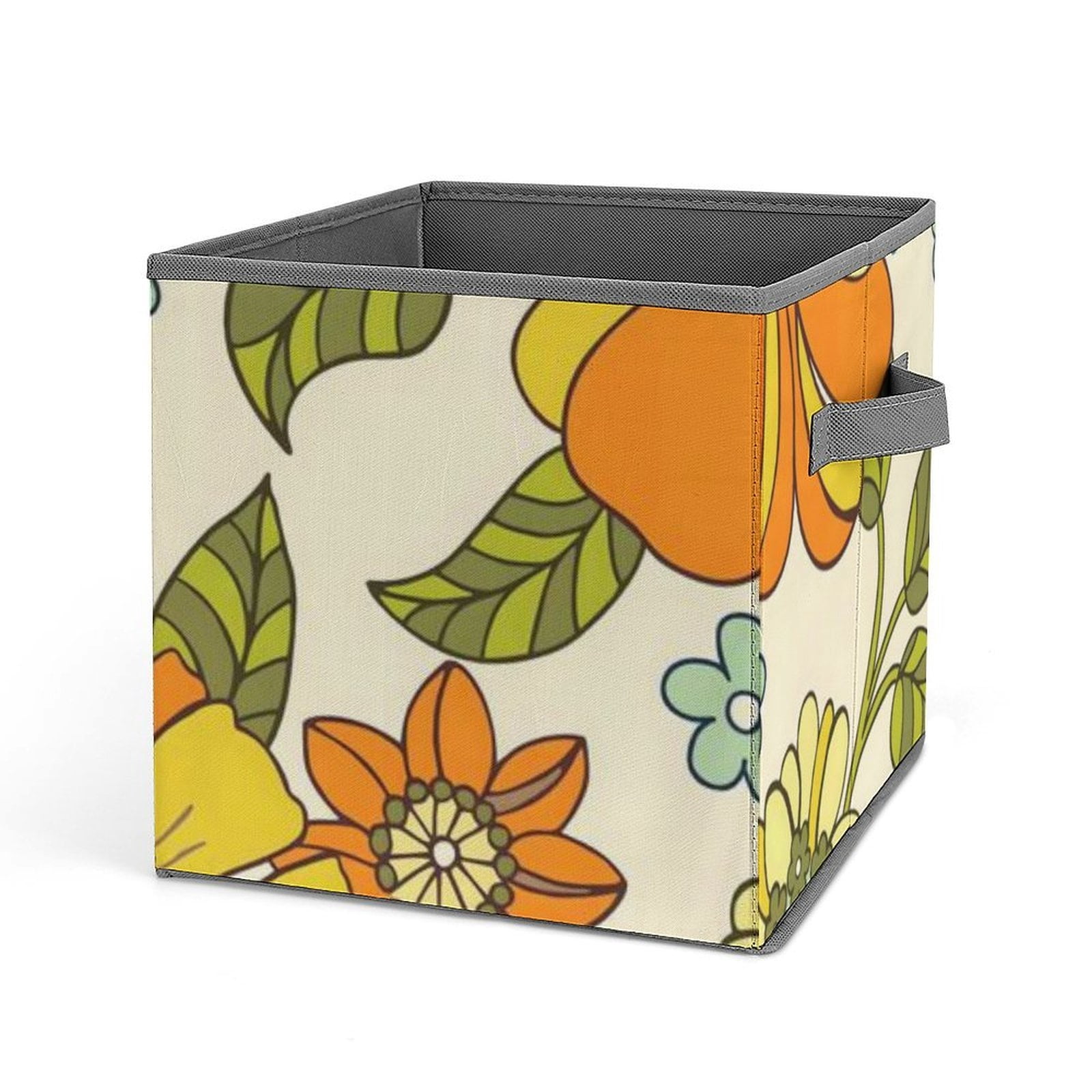 10.6in Folding Storage Box Solid Material Handle On Both Sides For Easy ...
