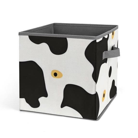 10.6in Folding Storage Box Solid Material Handle On Both Sides For Easy ...