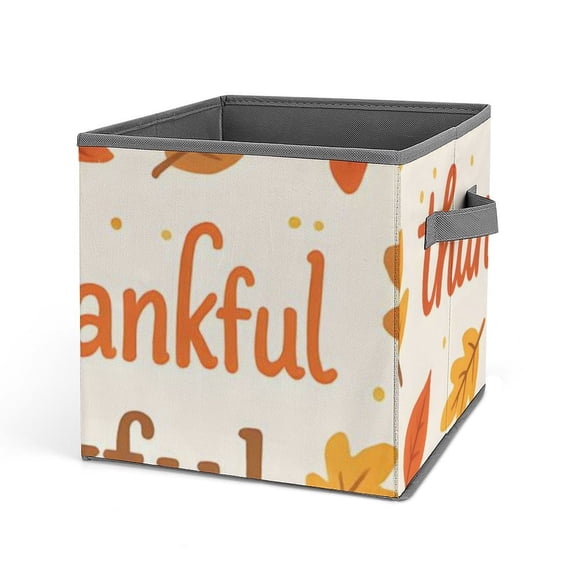 10.6in Folding Storage Box Solid Material Handle On Both Sides For Easy ...