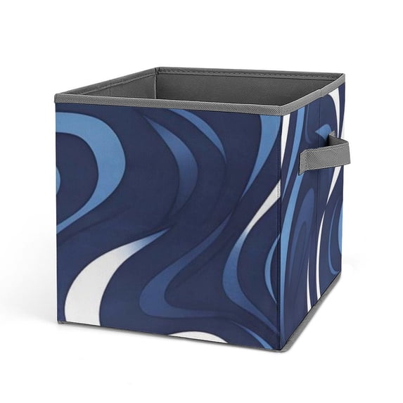 10.6in Folding Storage Box Solid Material Handle On Both Sides For Easy ...
