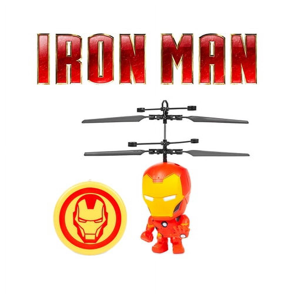 10.75" Marvel Avengers Iron Man Flying Figure Helicopter - image 1 of 5