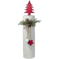thumbnail image 1 of Northlight Forest Tree on Wooden Base with Pinecones Christmas Decoration - 10.75", 1 of 6