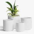 thumbnail image 1 of 10/8.5/7 Inch Large Planter for Outdoor Indoor Plants, 3 Pack Large Outdoor Planters Plastic Plant Pots with Drainage Hole for Home Garden., 1 of 10