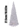 thumbnail image 1 of 10.8" Acrylic Christmas Tree Lamp, 7 Colors Changing Light, Colorful Acrylic Light Up Tree, LED Night Light Xmas Table Decoration for Home Party Holiday Birthday Indoor, 1 of 5