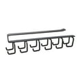 10.8" Dual Hooks Under 12 Cup Hooks Holder Coat Hanger