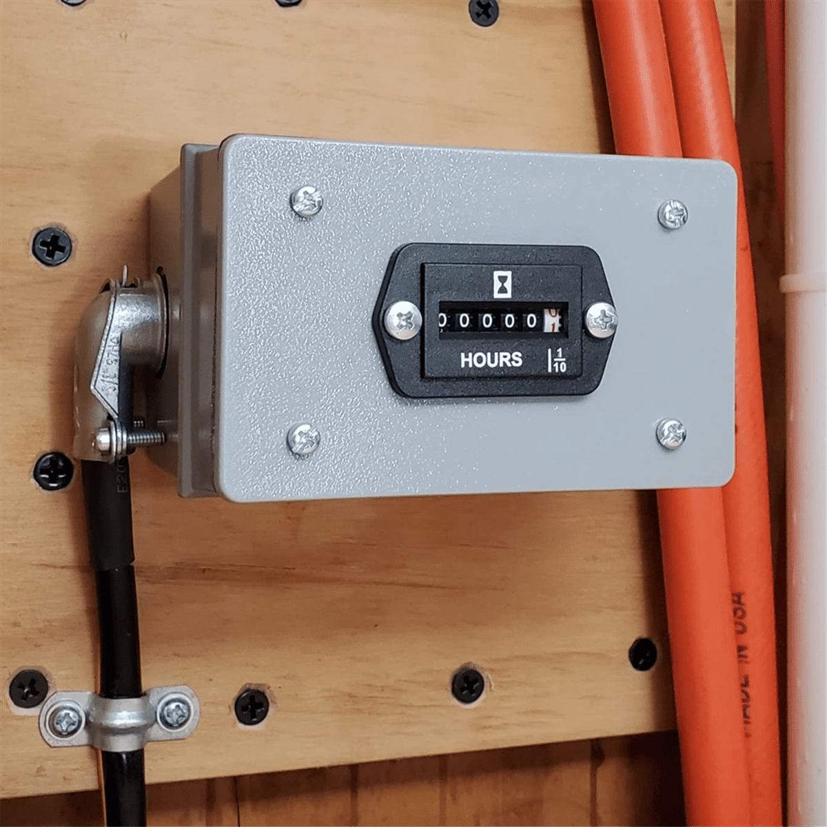 1080V Mechanical Hour Meter Hourmeter for Engine Generator Boat