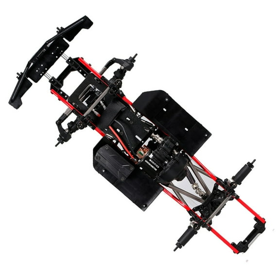 10.8inch AUSTAR A2X-313C RC Car Chassis With Tires 275mm/10.8inch Wheelbase Chassis Frame 540 35T Motor For 1/10 RC Crawler Car Axial SCX10 II RC Car