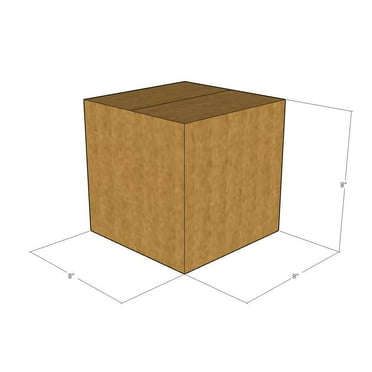 10 - 8x8x8 - 32 ECT Corrugated Boxes - New for Moving or Shipping Needs
