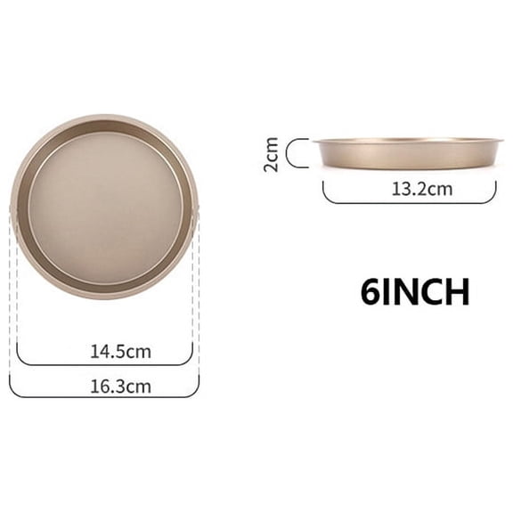 10/9/8/7/6 Inch Non-stick Baking Mold Air Fryer Pot Round Tray Pan Roasting Pizza Cake Basket Bakeware Kitchen Accessories