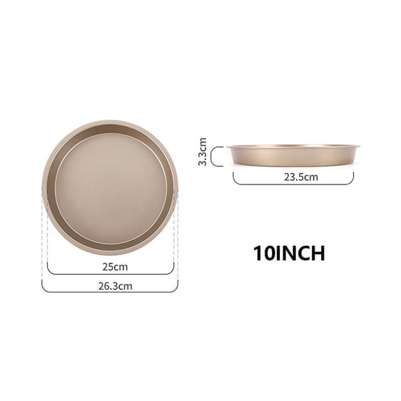 10/9/8/7/6 Inch Non-stick Baking Mold Air Fryer Pot Round Tray Pan Roasting Pizza Cake Basket Bakeware Kitchen Accessories