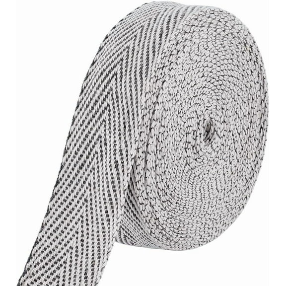 10.9 Yard Carpet Edge Bias Binding Gray White Cotton Carpet Rug Binding Cotton Herringbone Ribbons for DIY Sewing Project Carpet Repair