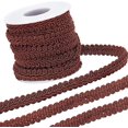 thumbnail image 2 of 1" Wide Copper Brown Gimp Braid Trim - 6 Yard Value Pack For Curtains & Pillows 2 of 5