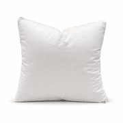 20x20 Goose Down & Feather Pillow Insert   Luxury Designer Cushion   Multiple Loft Options   100% Cotton Shell