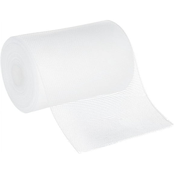 10.93 Yards Translucent Drapery Buckram 3.93 Inch Nylon Sew-in Fabrics DrapesWhite Heading Tape for Curtains Sewing Accessories White