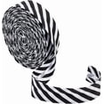 thumbnail image 1 of 10.94 Yards Black White Stripe Bias Binding 7/8 Inch Wide Christmas Striped Ribbon Polyester Twill Striped Piping Ribbon, 1 of 9