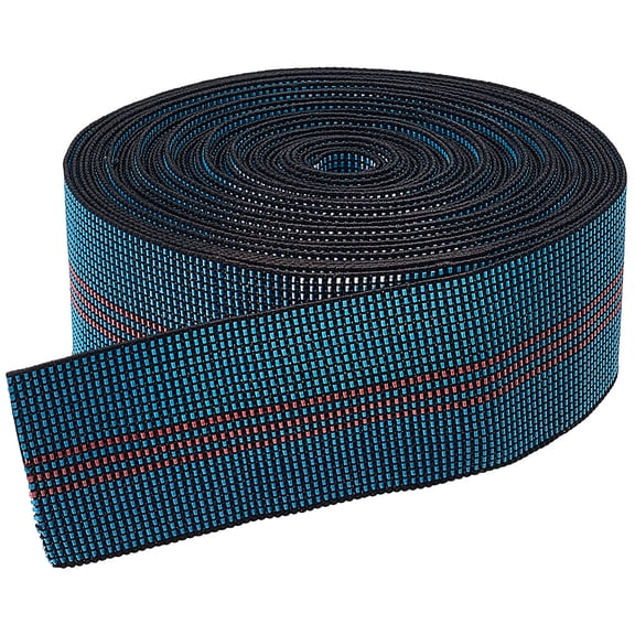 10.94 Yards Blue Chair Elastic Webbing 2 Inch Upholstery Lounge Stretchy Lawn Chairs Straps Couch Material Replacement Latex Band