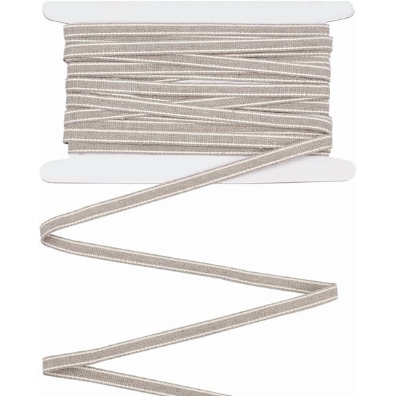 10.94 Yards Linen Binding Book Tape 1/4 inch Wide Gray and White Stripes Bookbinding Repair Tape Cloth Supplies for DIY Bookbinding Book Arts Sewing DIY Craft