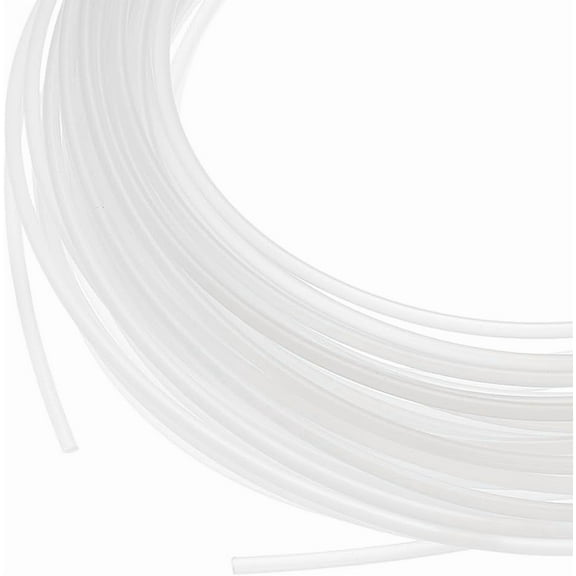 10.94 Yards Plastic Welt Cord Upholstery Piping 3mm Translucent PVC Boning Modeling Stick Plastic Piping Cord for Sofa Chair Table Runner Mattress Curtain Decoration White