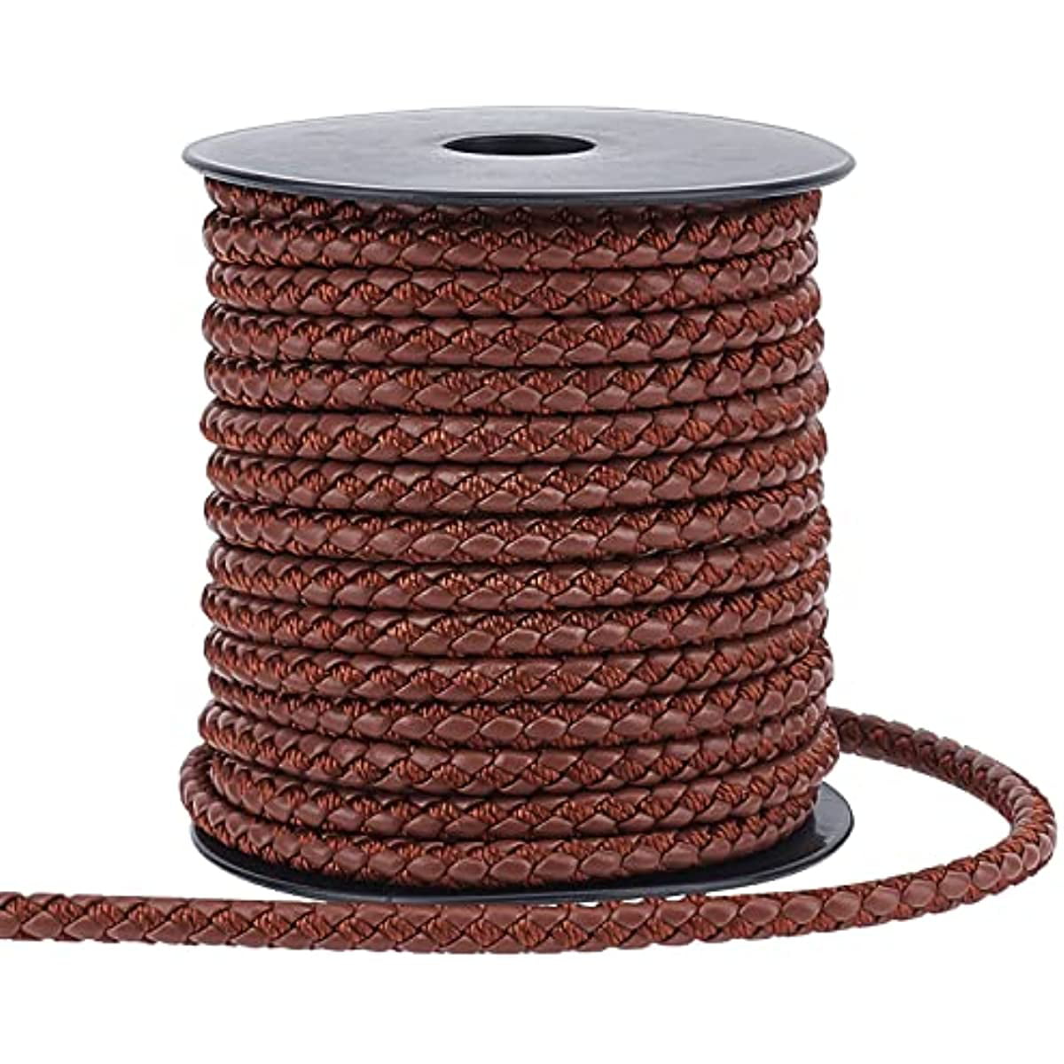 Round Leather Cord 2mm String, 27 Yards Rope for Jewelry Making, Bracelets,  Necklaces, Kumihimo Braiding, Wraps, Crafts, Hobby, and DIY Projects -  Distressed Saddle 2 MM Distressed Saddle
