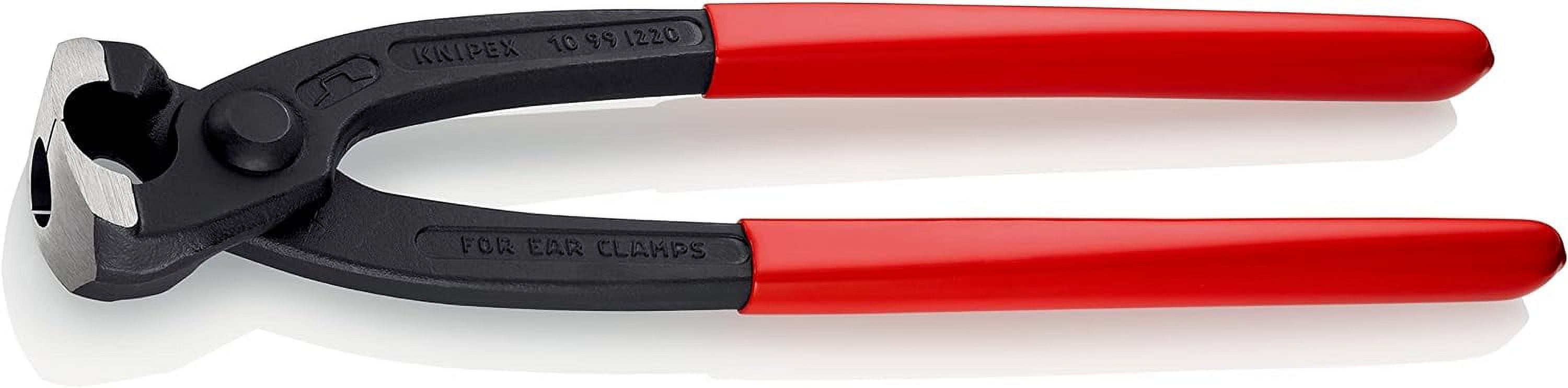 10 99 I220 Tools Ear Clamp Pliers, Front And Side Jaws (1099I220), Red