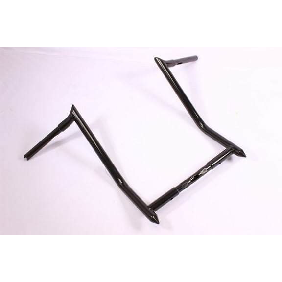 10" APE HANGER HANDLEBAR BLACK 4 Harley Softail Touring FATBOY GLIDE ULTRA LOW