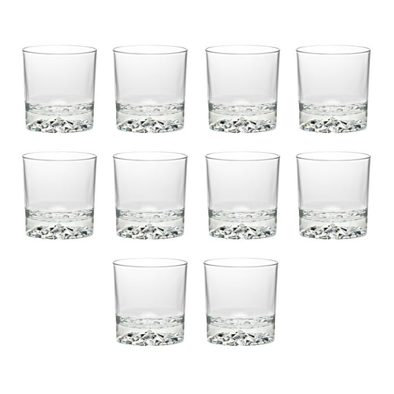 10 ARC Nevado Denver Whiskey Glasses Set, 11.5 oz. - USA made, Barware - Clear