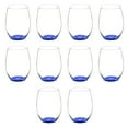 thumbnail image 1 of 10 ARC Stemless Wine Glasses Set, 21 oz. - Chardonnay, Cabernet, Merlot, Sauvignon - Blue, 1 of 5