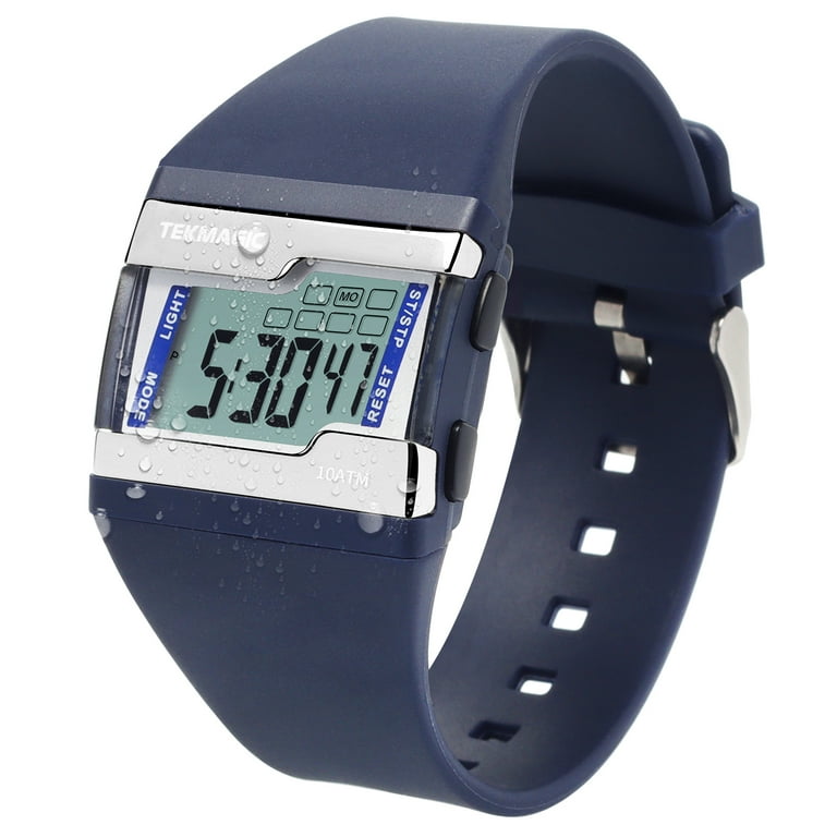 10 ATM Water Resistant Digital Wristwatch for Swimming and Diving