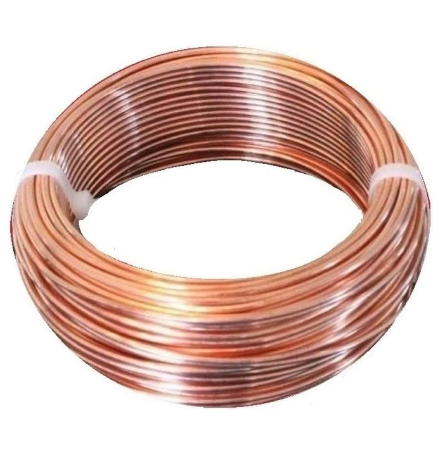 10 AWG Bare Copper Wire 50 Ft Coil Single Solid Copper Wire 99.9% Pure