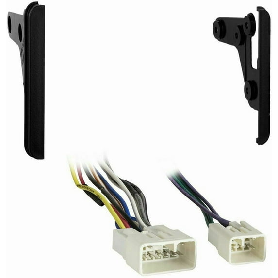 Double Din Installation Dash Kit Wire Harness Combo for 2001-2011 Toyota/ Scion