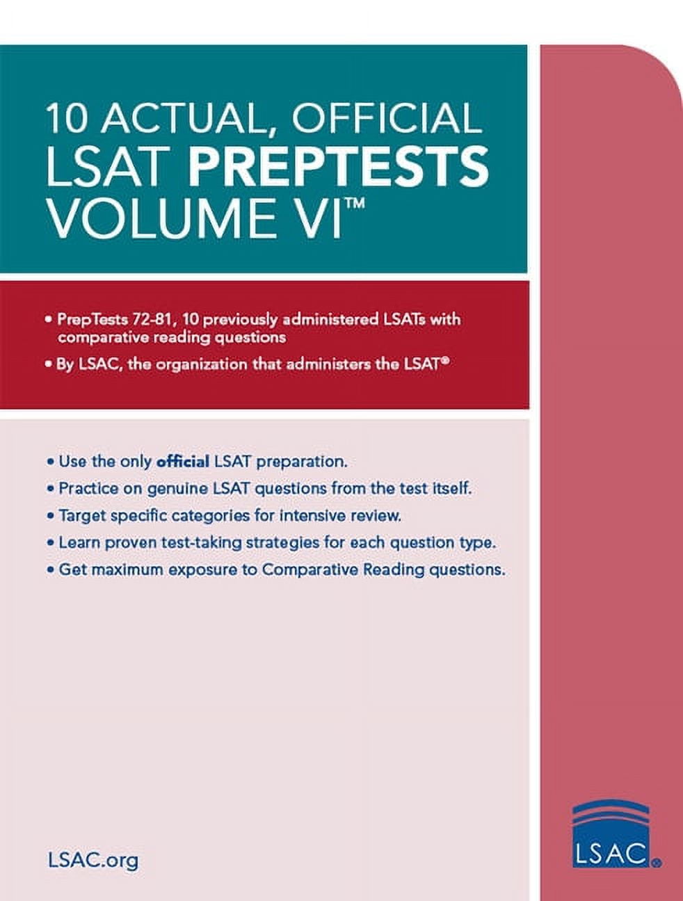 10 Actual, Official LSAT Preptests 10 Actual, Official LSAT Preptests Volume VI (Preptests 72