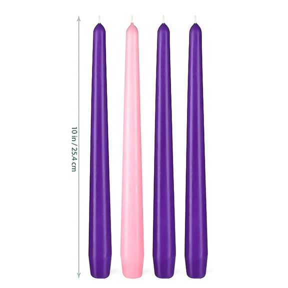 10" Advent Candle Set of 4 candles