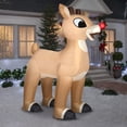 thumbnail image 1 of 10' Airblown Standing Rudolph Christmas Inflatable, 1 of 1