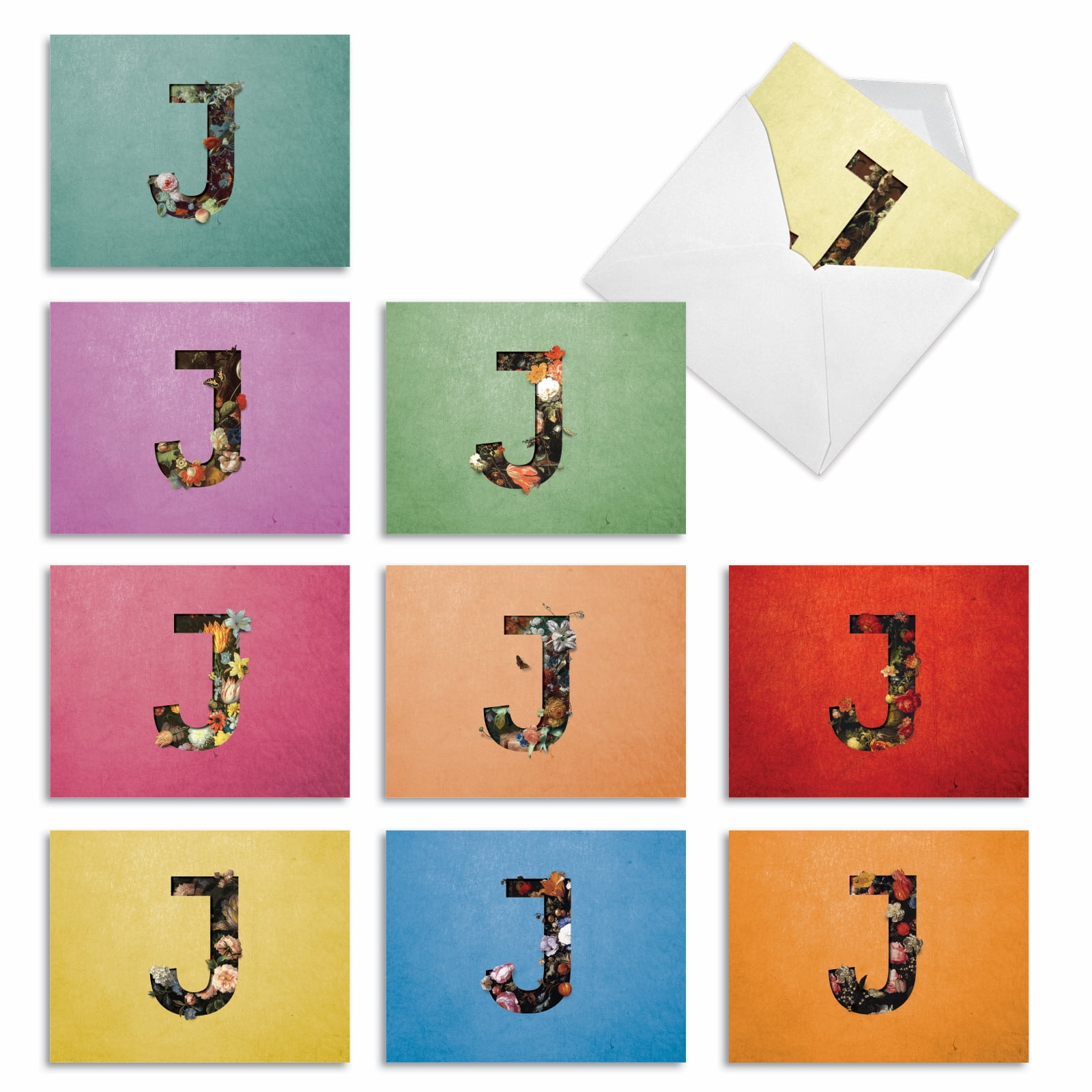 10 All Occasion Blank Note Cards Assorted (4 x 5.12 Inch) - BAROQUE ...