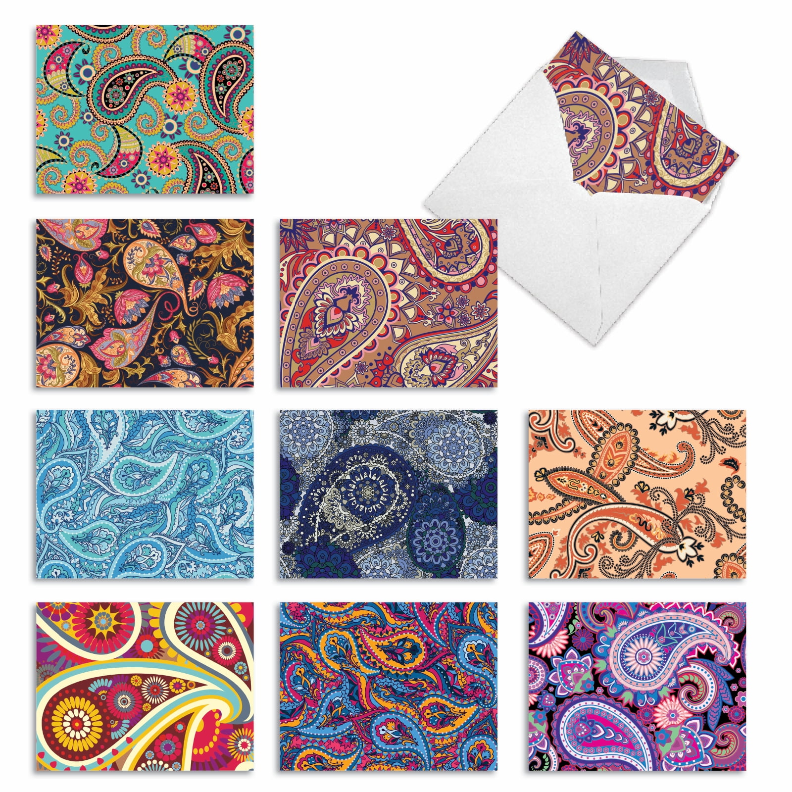 10 All Occasion Blank Note Cards Pack (4 x 5.12 Inch) - CRAZY FOR ...