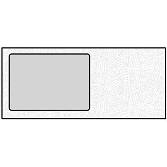 #10 All Purpose Poly Window Envelopes, 4-1/8" x 9-1/2", Wh 24lb, Sec Tint- Pk/25