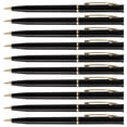 thumbnail image 1 of 10 Alston Hotel Pens Pack - Ballpoint, Gold Metal Accent - Black, 1 of 5