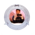 thumbnail image 1 of 10" Aluminum Porthole Window (Transparent Glass) - (Silver Coated Finish), 1 of 1
