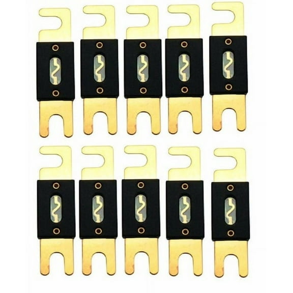 10 American Terminal ANL80GL 80 Amp Gold-Plated ANL Fuse with Status Indicator
