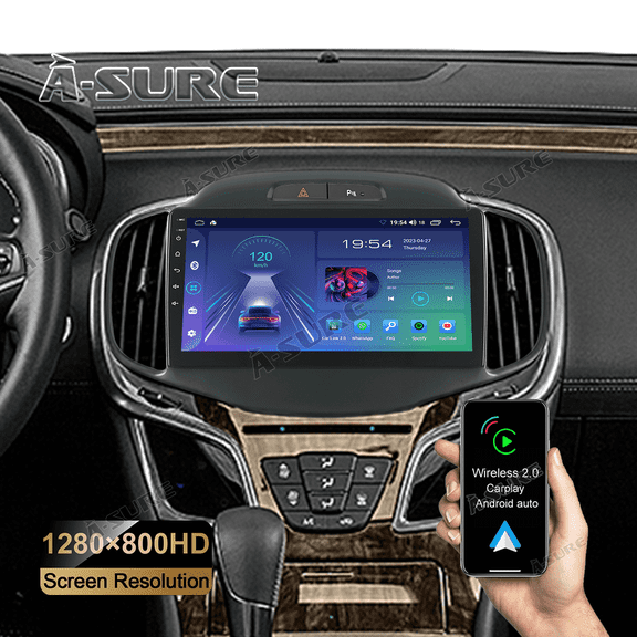 10" Android 12 Car Stereo Radio 2+32G Apple Carplay For Buick Lacrosse 2014-2016 GPS Navi