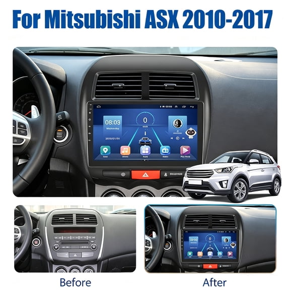 10" Android 15 Car Stereo for Mitsubishi ASX 2010-2017, Outlander 2011 with Wireless CarPlay & Android Auto, GPS Navigation Bluetooth WiFi SWC 2+32G