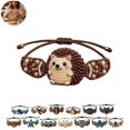 thumbnail image 1 of 10+ Animal Patterns DIY Beaded Bracelet Making Kit, Adjustable Handmade Jewelry Craft Set with Pearl Beads, Creative Art Craft Gift for Girls Teens Adults Birthday Party Home Use E, 1 of 7