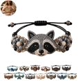thumbnail image 1 of 10+ Animal Patterns DIY Beaded Bracelet Making Kit, Adjustable Handmade Jewelry Craft Set with Pearl Beads, Creative Art Craft Gift for Girls Teens Adults Birthday Party Home Use K, 1 of 7