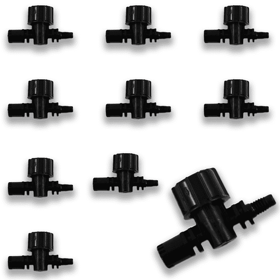 (10) Antelco VariJet Micro Spray Black Adj Flow 360 FullCircle 1032 Thread