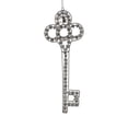 thumbnail image 1 of 10" Antique-Style Rhinestone Covered Key Christmas Ornament, 1 of 2