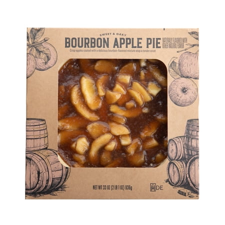 Bourbon Apple 10-inch Pie, Baked, 33 oz Box