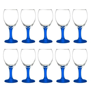 Spode Blue Italian Wine Glass Set of 4 - 16 oz. - On Sale - Bed