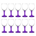 thumbnail image 1 of 10 Aragon Wine Glasses Set, 8.5 oz. - High standard, USA made - Purple, 1 of 5